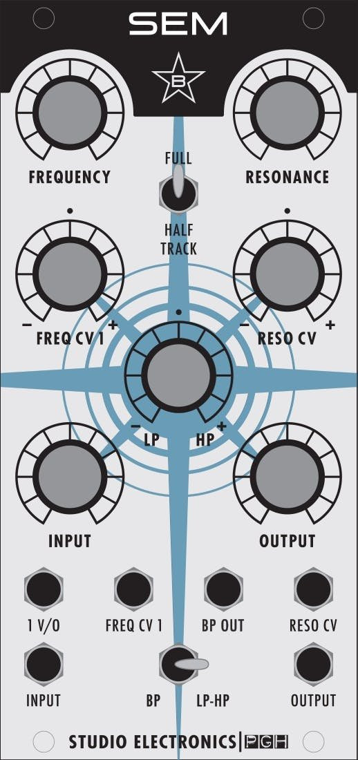 Studio Electronics Modstar SEM Oberheim Eurorack 12dB Filter Studio Electronics Modstar SEM Oberheim Eurorack 12dB Filter
