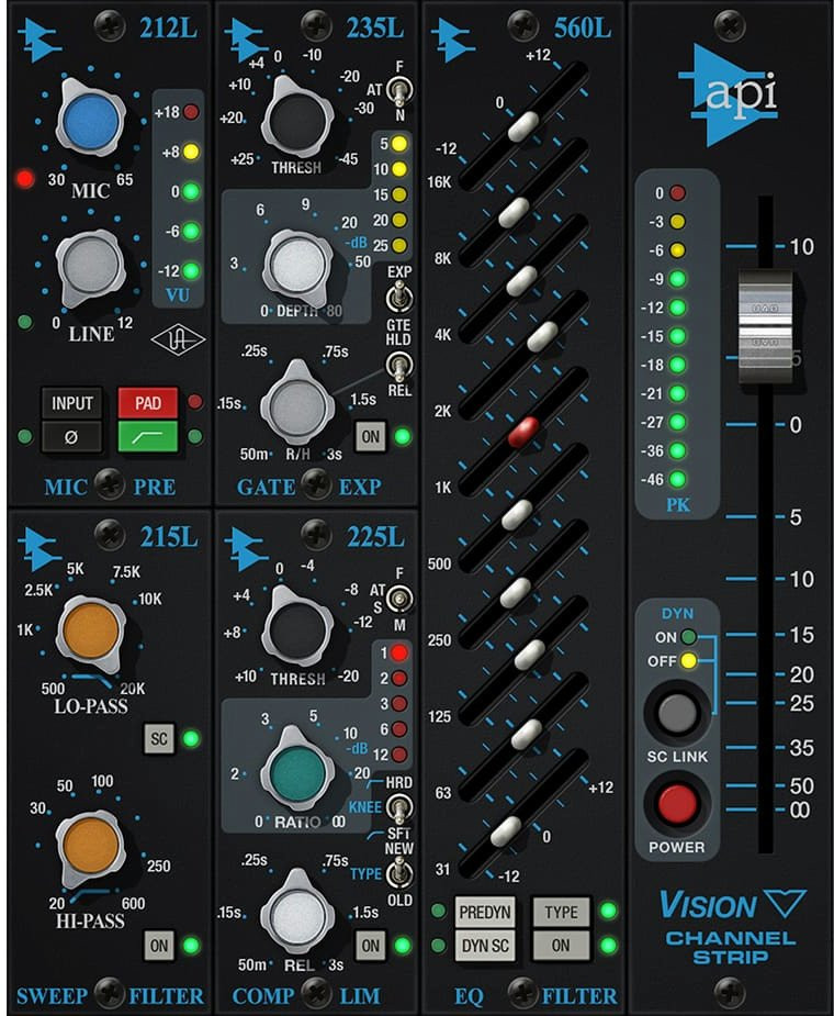 Universal Audio API Vision Channel Strip