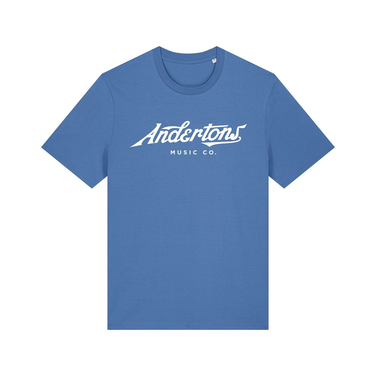 Andertons Music Co. T-Shirt In Bright Blue - Large