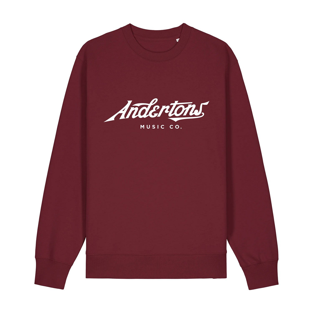 Andertons Music Co. Sweatshirt In Burgundy - Large