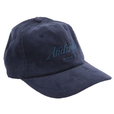 Andertons Music Co. Cord 6-Panel Embroidered Logo Cap In Dark