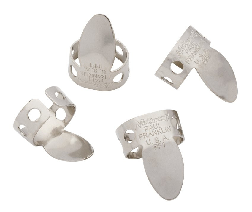 DAddario Paul Franklin National Nickel Finger Picks 4-Pack DAddario Paul Franklin National Nickel Finger Picks 4-Pack