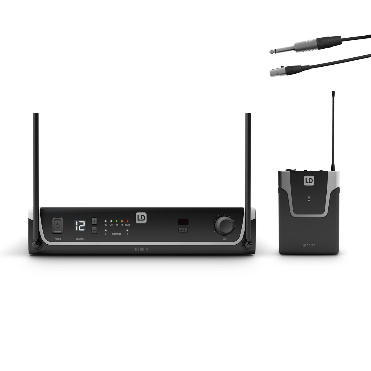 LD Systems Wireless Microphone System with Bodypack and Guitar Cable - 823 - 832 MHz + 863 - 865 MHz LD Systems Wireless Microphone System with Bodypack and Guitar Cable - 823 - 832 MHz + 863 - 865 MHz