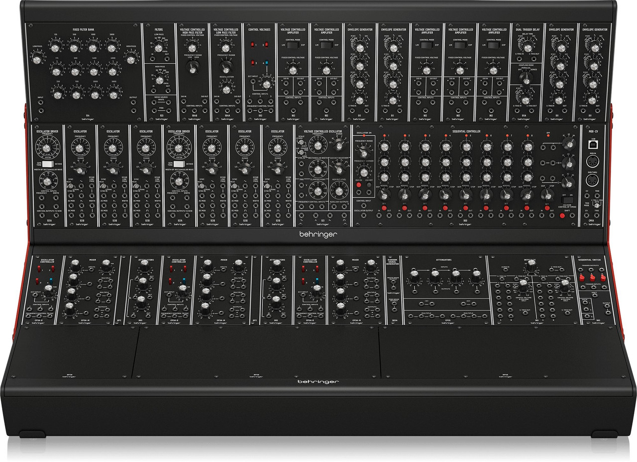 Behringer SYSTEM 55 Modular Synthesizer with 38 Eurorack Modules Behringer SYSTEM 55 Modular Synthesizer with 38 Eurorack Modules