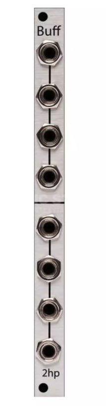 2hp Buff - Buffered Multiple - Eurorack Module 2hp Buff - Buffered Multiple - Eurorack Module