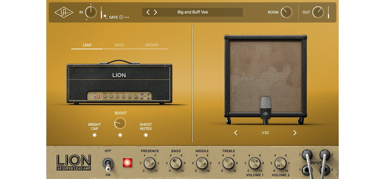 Universal Audio UAD Lion 68 Super Lead Amp