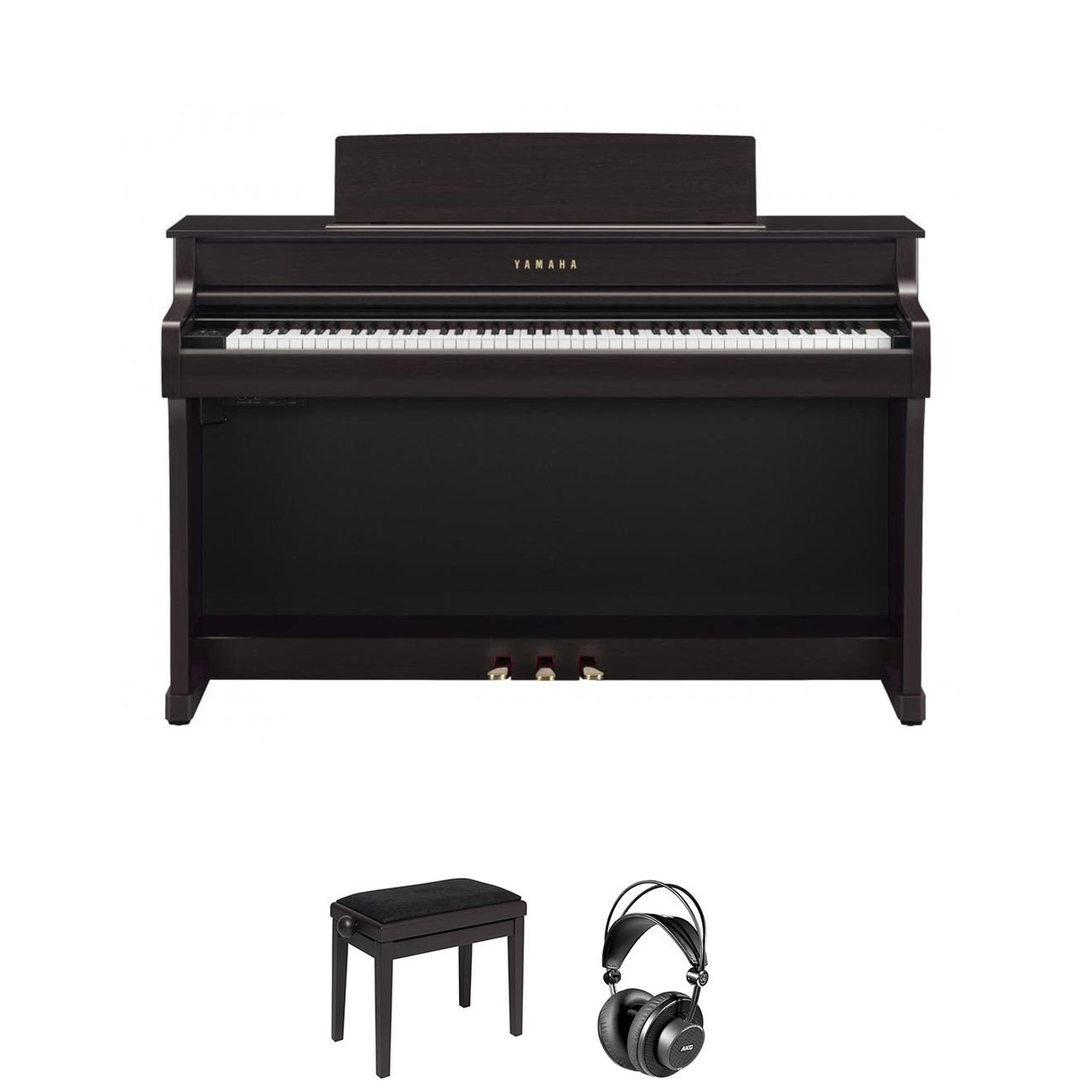 Yamaha CLP845 in Rosewood Bundle with Stool & Headphones