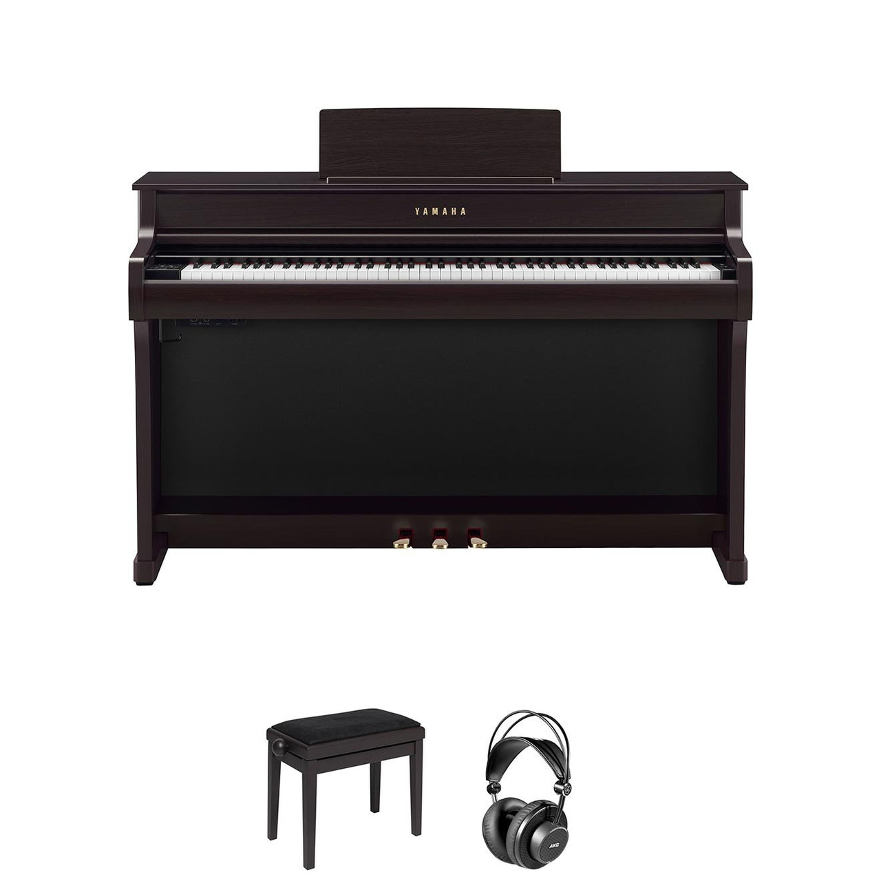 Yamaha CLP835 in Rosewood Bundle with Stool & Headphones