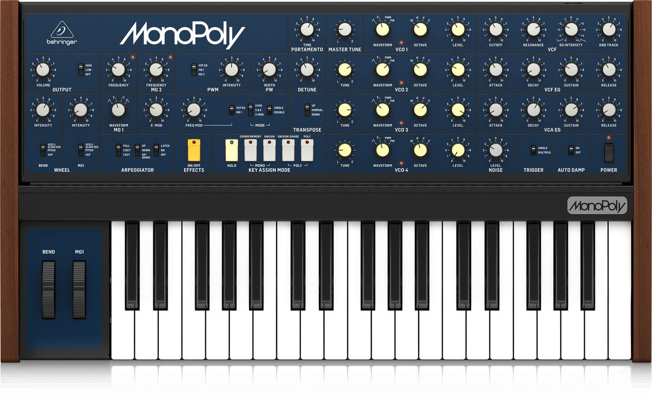 Behringer MonoPoly Analogue Polyphonic Synthesizer Behringer MonoPoly Analogue Polyphonic Synthesizer