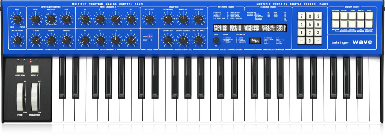 Behringer WAVE - 8-Voice Multi-Timbral Wavetable Synth Behringer WAVE - 8-Voice Multi-Timbral Wavetable Synth