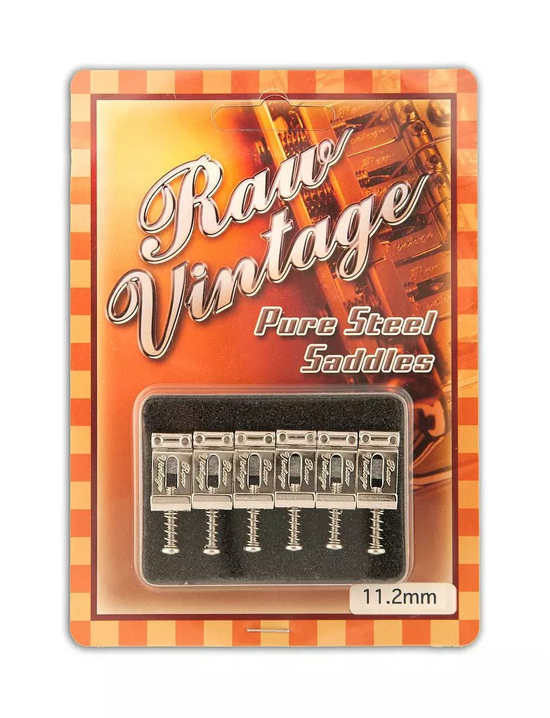 Raw Vintage RVS-112 Fender USA Type Pure Steel Saddles