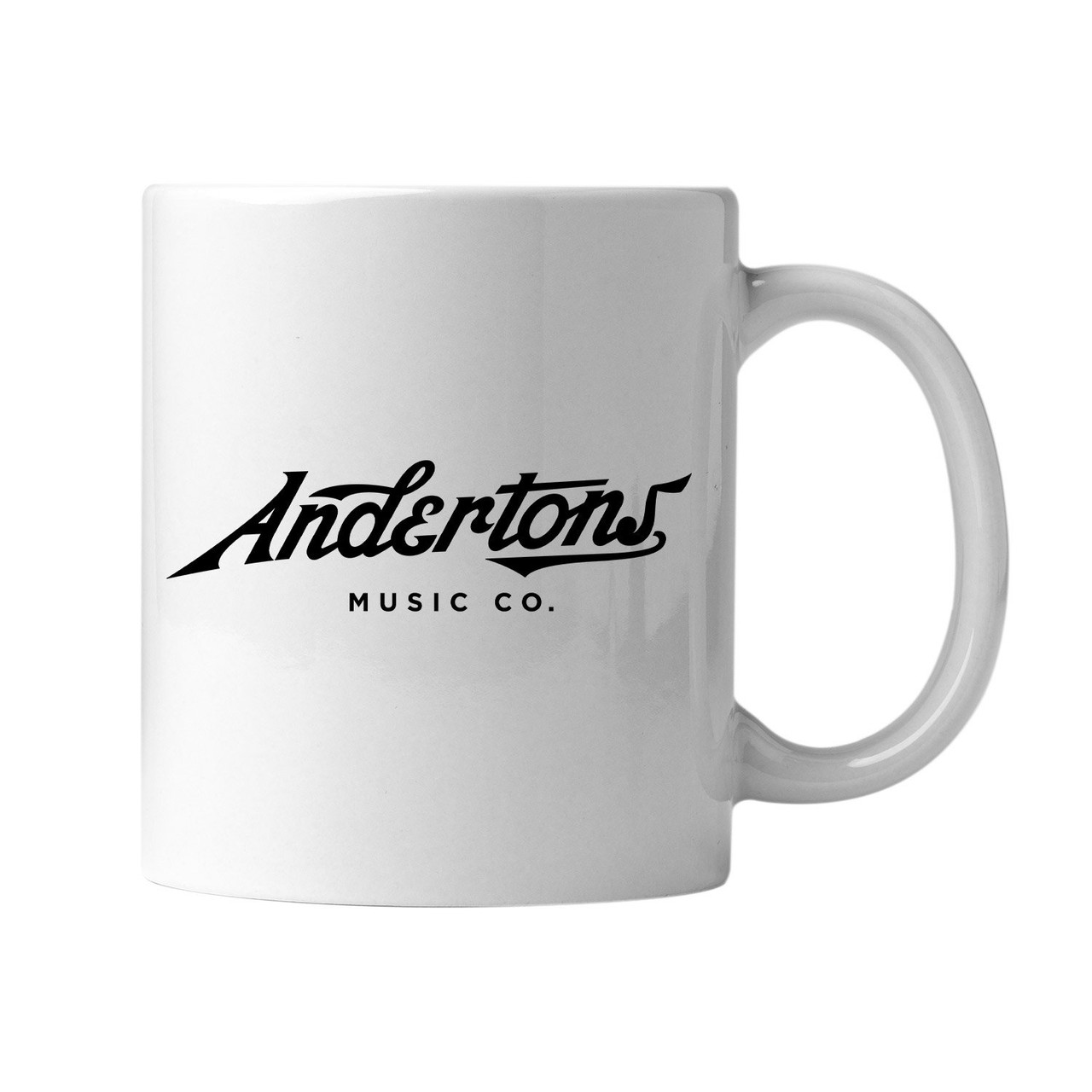 Andertons Music Co. Mug in White with Black Logo