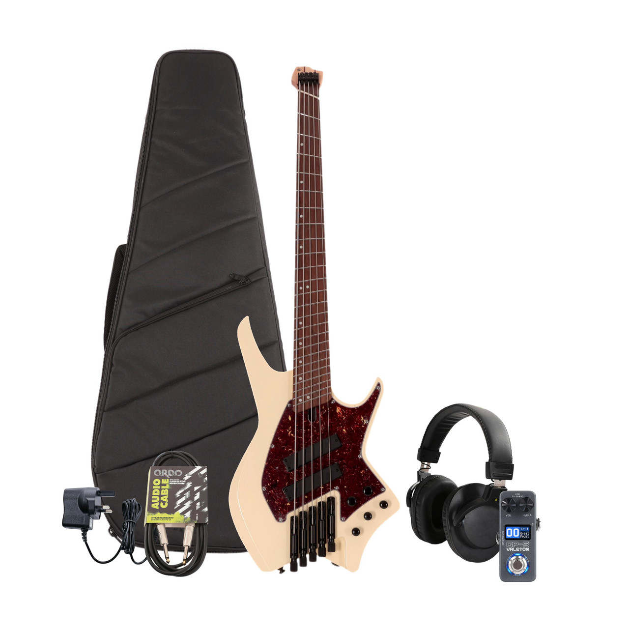 Hils HZB5 5 String Bass Guitar in Gloss Mystic Purple with Fanned
