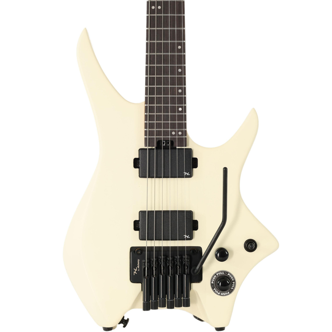 HILS NEXT HN5 Headless Electric Guitar in Satin Ivory HILS NEXT HN5 Headless Electric Guitar in Satin Ivory