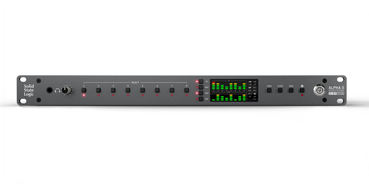 SSL Alpha 8 High Performance 8x8 AD/DA Converter SSL Alpha 8 High Performance 8x8 AD/DA Converter