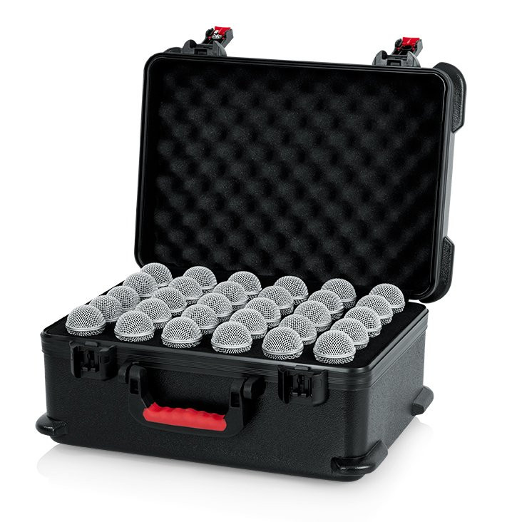 Gator Cases TSA ATA Molded Case with Drops for 30 Mics Gator Cases TSA ATA Molded Case with Drops for 30 Mics