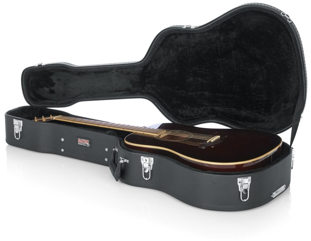 Gator Cases Deluxe Wood Case for Dreadnought Guitars