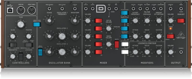 Behringer Model D Analogue Desktop Synthesizer Behringer Model D Analogue Desktop Synthesizer