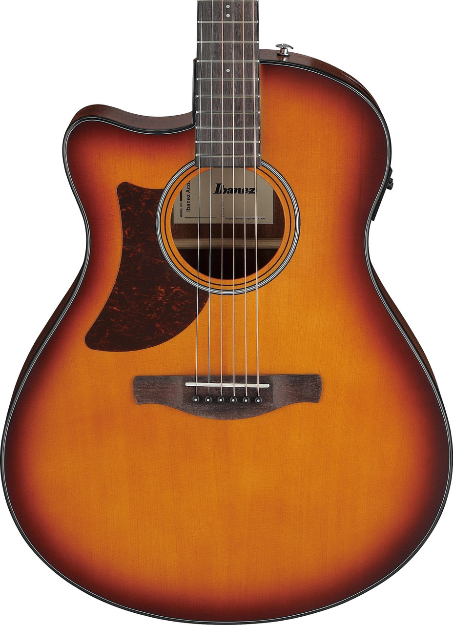 Ibanez AAM50LCE-OLB Left Handed Advanced Auditorium Electro Acoustic Guitar in Open Pore Light Brown Sunburst Ibanez AAM50LCE-OLB Left Handed Advanced Auditorium Electro Acoustic Guitar in Open Pore Light Brown Sunburst