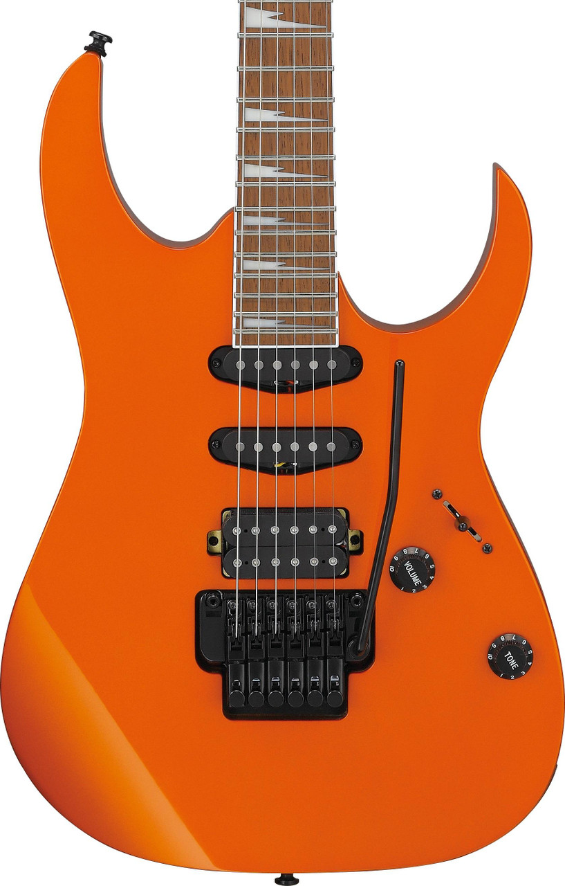 Ibanez RG460DX-ROM RG Series 6 String Electric Guitar in Roadster Orange Metallic