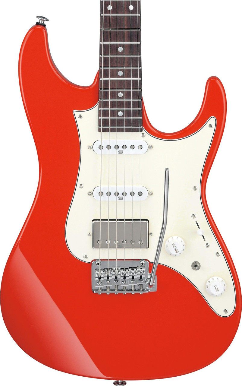 Ibanez AZ2204NW-VR AZ Prestige Series HSS Electric Guitar in Vermillion Red Ibanez AZ2204NW-VR AZ Prestige Series HSS Electric Guitar in Vermillion Red