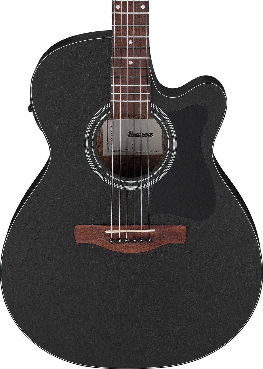 Ibanez VC44CE-WK VC Series Concert Electro Acoustic in Weathered Black Ibanez VC44CE-WK VC Series Concert Electro Acoustic in Weathered Black