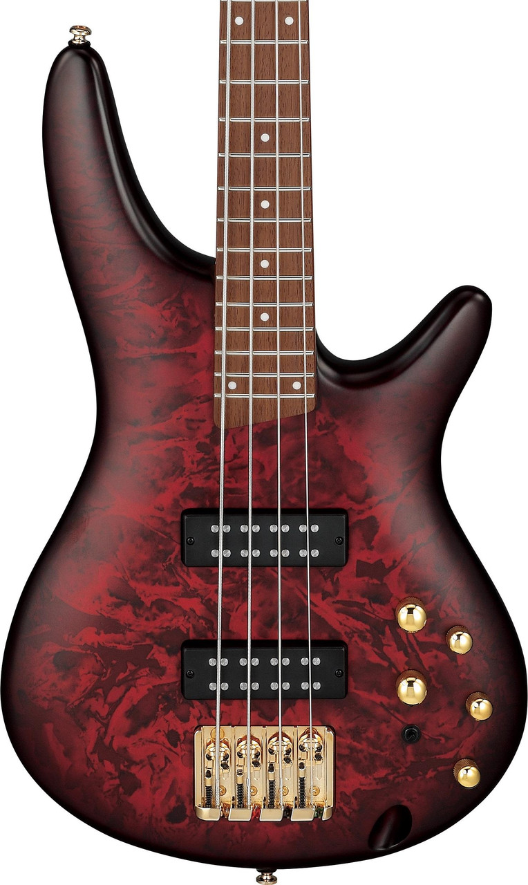Ibanez SR400EQM-SCB SR Series 4-String Bass Guitar Quilted Maple