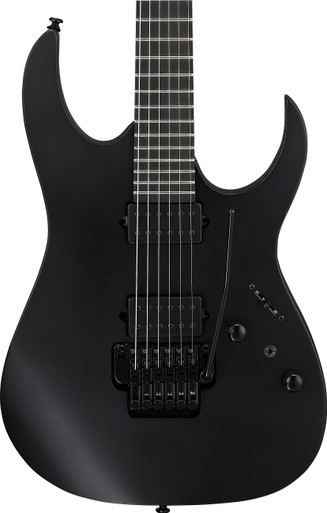 Ibanez RGIXL7-BKF Iron Label Electric Guitar In Black Flat