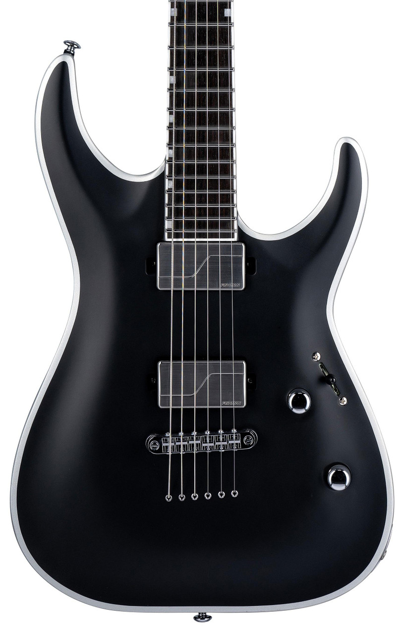 ESP LTD MH-1000NT Electric Guitar in Black Satin with Bold Binding