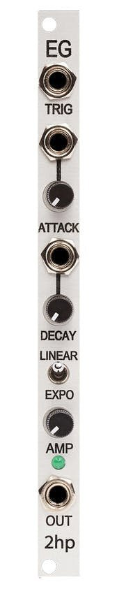 2hp EG AD Envelope Generator Eurorack Module 2hp EG AD Envelope Generator Eurorack Module