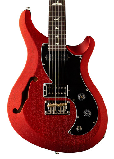 PRS S2 Vela Semi Hollow Satin Electric Guitar in Red Apple Metallic PRS S2 Vela Semi Hollow Satin Electric Guitar in Red Apple Metallic