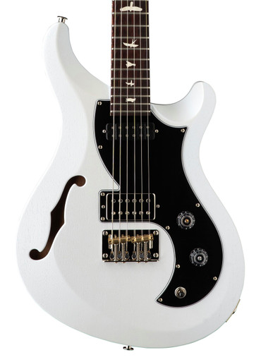 PRS S2 Vela Semi Hollow Satin Electric Guitar in Pearl White PRS S2 Vela Semi Hollow Satin Electric Guitar in Pearl White