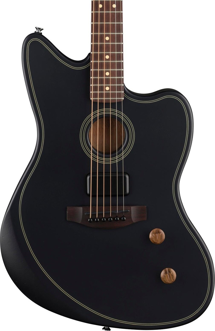 Fender Acoustasonic Standard Jazzmaster in Black Fender Acoustasonic Standard Jazzmaster in Black