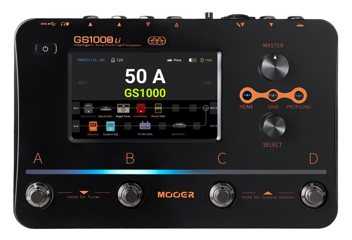 Mooer GS1000-Li Lithium Battery Multi FX Guitar Pedal Mooer GS1000-Li Lithium Battery Multi FX Guitar Pedal