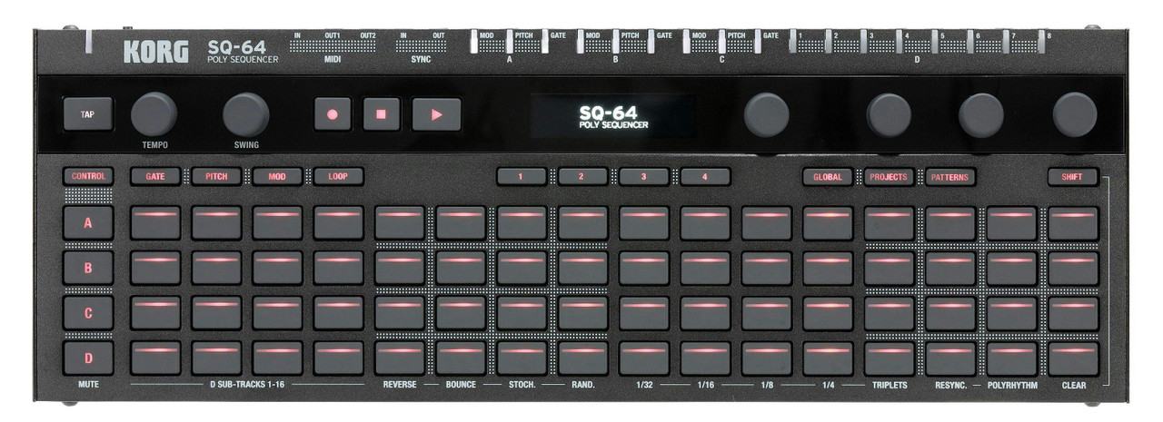Korg SQ-64 Polyphonic Step Sequencer Korg SQ-64 Polyphonic Step Sequencer