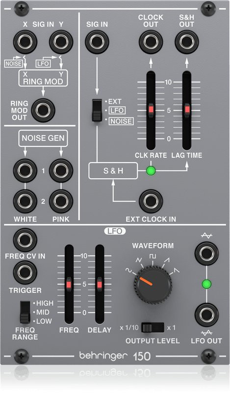 Behringer 140 Dual Envelope/LFO - Eurorack Module - Andertons
