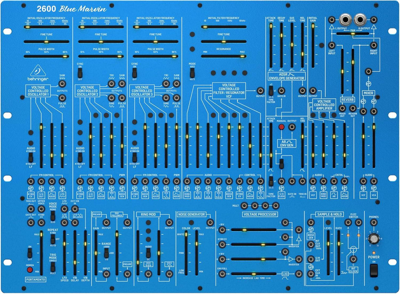 Behringer 2600 Blue Marvin Analogue Synthesizer Behringer 2600 Blue Marvin Analogue Synthesizer