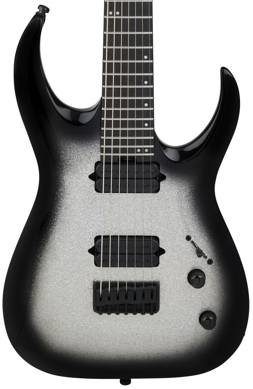 Jackson Pro Series Signature Misha Mansoor Juggernaut HT 7-String Electric Guitar In Silverburst Sparkle