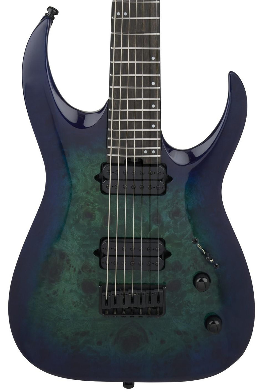 Jackson Pro Series Signature Misha Mansoor Juggernaut HT 7-String Electric Guitar In Chlorine Burst