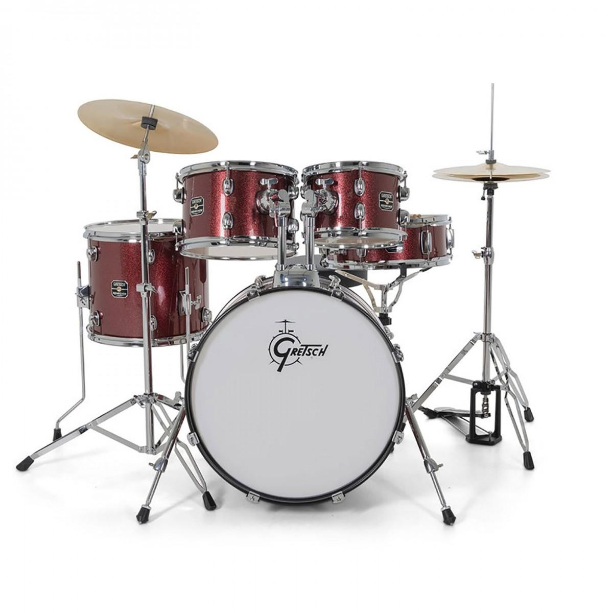 Gretsch Renegade 20" Acoustic Drum Kit in Ruby Sparkle Gretsch Renegade 20" Acoustic Drum Kit in Ruby Sparkle