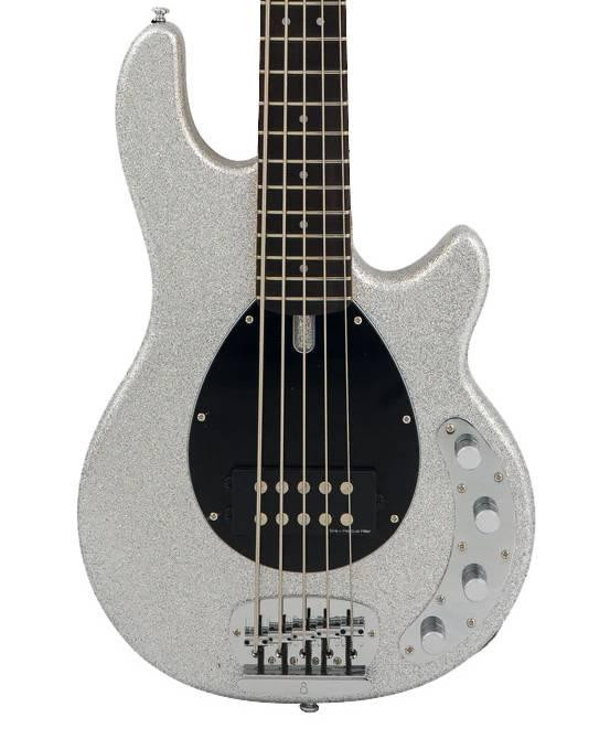 Sire Marcus Miller Z3 5-String Bass Guitar in Silver Sparkle Sire Marcus Miller Z3 5-String Bass Guitar in Silver Sparkle
