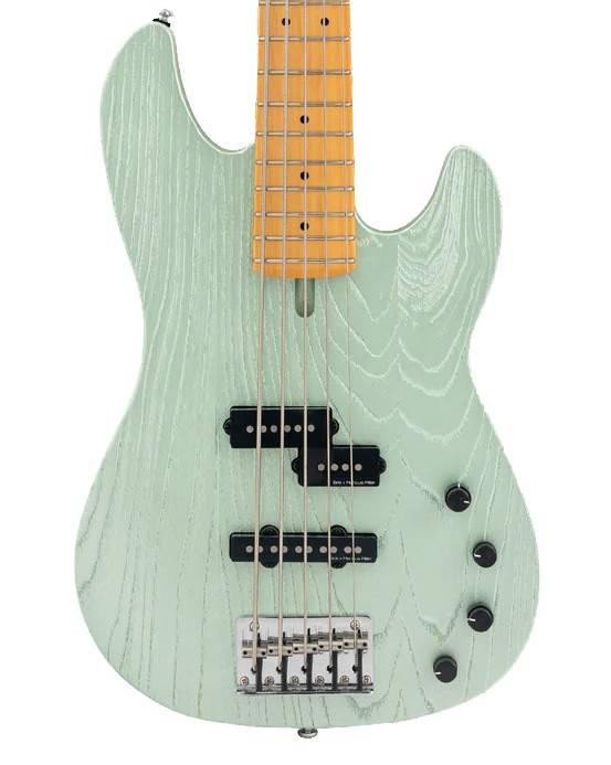 Sire Marcus Miller P6 5-String Bass Guitar in Surf Green Metallic Sire Marcus Miller P6 5-String Bass Guitar in Surf Green Metallic