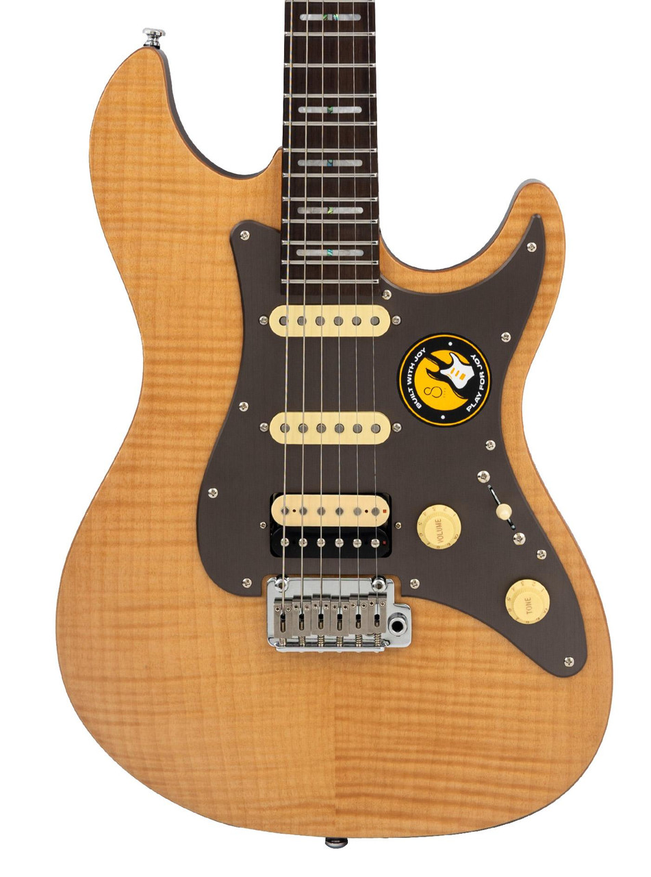 Sire Larry Carlton S7 FM New Gen Electric Guitar in Natural Rosewood Board Sire Larry Carlton S7 FM New Gen Electric Guitar in Natural Rosewood Board