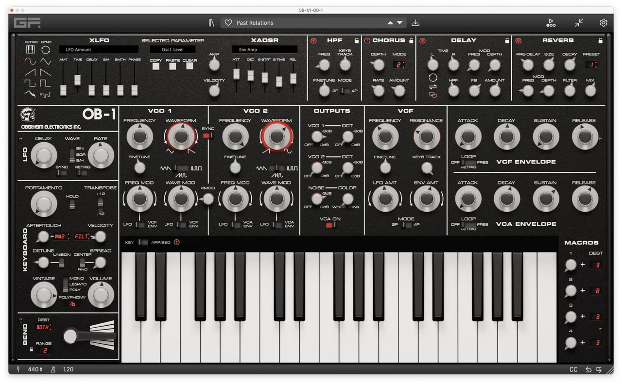 GForce Oberheim OB-1 Plugin GForce Oberheim OB-1 Plugin