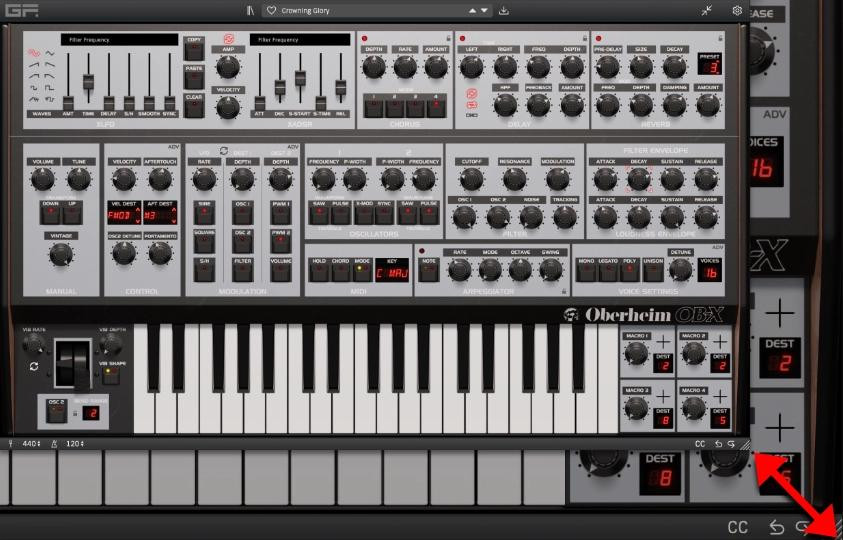 GForce Oberheim OB-X Plugin GForce Oberheim OB-X Plugin