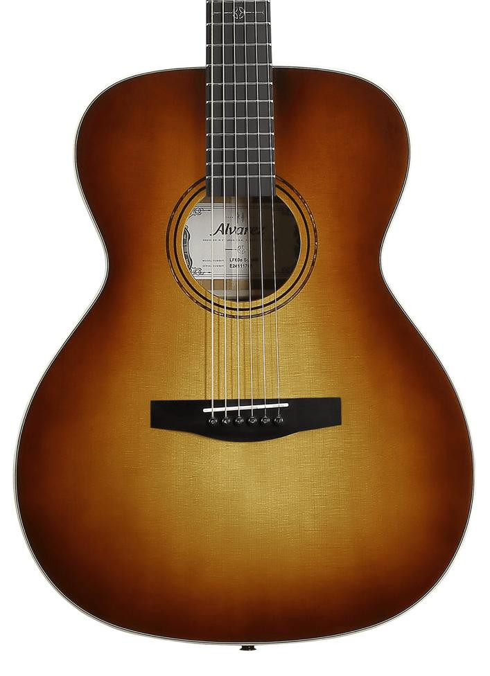 Alvarez Laureate LF60E Folk OM Electro Acoustic in Sunset Alvarez Laureate LF60E Folk OM Electro Acoustic in Sunset