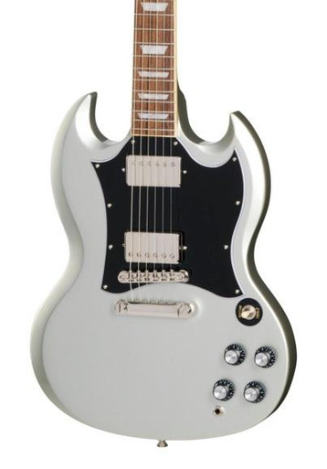 Epiphone Inspired by Gibson SG Standard in Silver Mist - Andertons