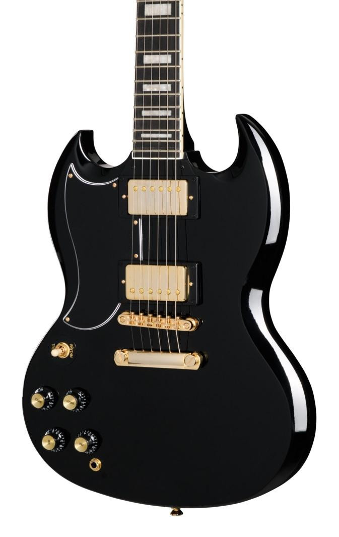 Epiphone Inspired by Gibson SG Custom Left Handed Electric Guitar in Ebony