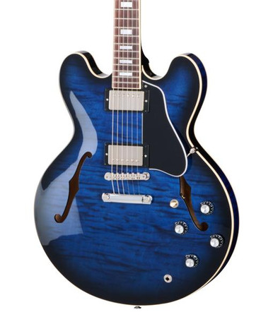 Gibson ES-335 Figured in Deep Ocean Burst Gibson ES-335 Figured in Deep Ocean Burst
