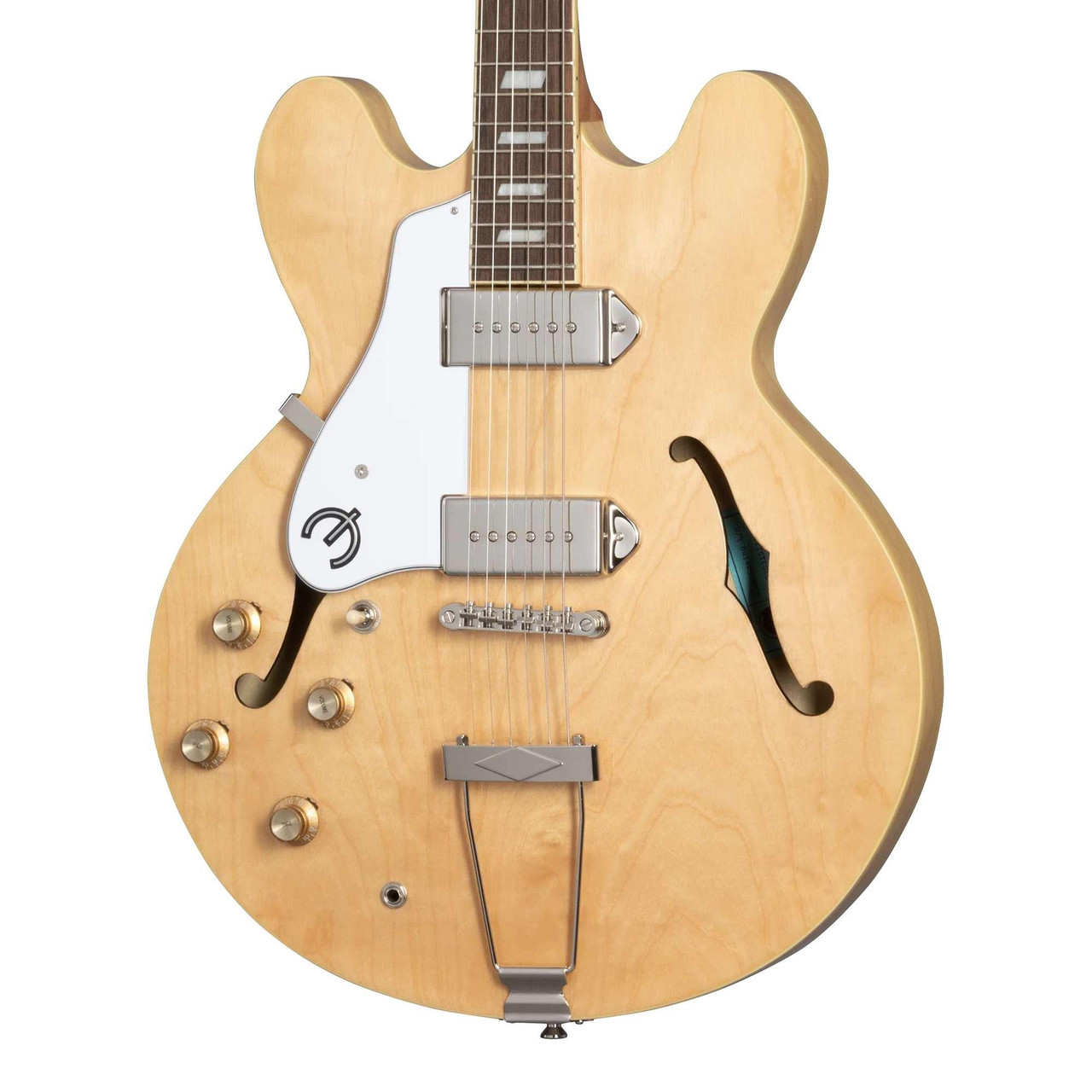 Epiphone Original Casino Hollow Body Left Handed Electric Guitar in Natural